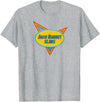Jack Rabbit Slims - Vintage Retro Movie T-Shirt (Black) in Heather Grey