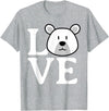 Polar Bear Design for Polar Bear Lovers LOVE Polar Bear Stuff Polar Bear Lover Stuff | Polar Bear T-Shirt - Heather Grey