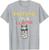 Funny Pretend I'm A Llama Halloween Costume Gift Funny Pretend I'm A Llama | Halloween Costume T-Shirt - Heather Grey