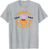 Peppa Pig Halloween Peppa Pig Pumpkin Happy Halloween T-Shirt - Heather Grey