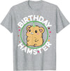 Unisex-Kids Hamster Birthday Party Birthday Hamster T-Shirt - Heather Grey
