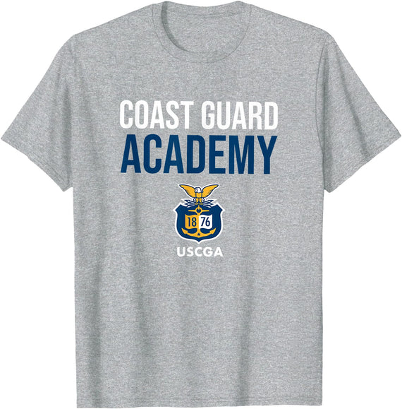 Campus Lab Coast Guard Academy USCGA Bears Stacked T-Shirt - As Pictured