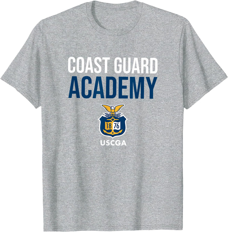 Campus Lab Coast Guard Academy USCGA Bears Stacked T-Shirt - As Pictured