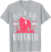 Bison Lover Gifts Wildlife I Bison Natural Reserve Girl Buffalo Lover I Women Bison Fan I Daughter Buffalo T-Shirt - Heather