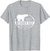 Port Stevens P.S.75 Design Hudson Bay Polar Bear Ontario Canada T-Shirt - Heather Grey