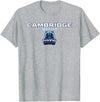 Official High School Fan Gear Cambridge High School Bears Stacked T-Shirt - Heather Grey