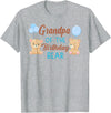 Family Birthday Bear Gifts Grandpa of The Birthday Boy Bear 1st Birthday Party Boy T-Shirt - Heather Grey
