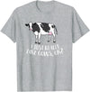Cute Cow Animal Gifts Cattle Cow Farmer Gift I Just Really Like Cows, Ok? T-Shirt - Heather Grey