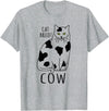FandomizedRose My cat is a cow Cat memes Funny Feline breed T-Shirt - Heather Grey