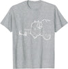 Don't Pet the Fluffy Cows FUNNY Boop the Nose T-Shirt - Heather Grey