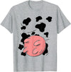 Artsthetic Collection: Halloween Cow Udder Costume T-Shirt - Heather Grey