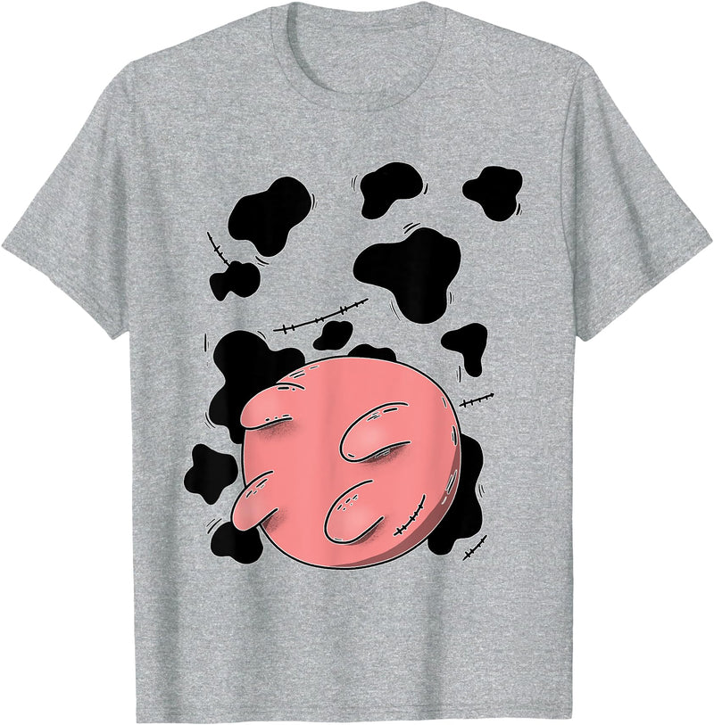 Artsthetic Collection: Halloween Cow Udder Costume T-Shirt - Heather Grey