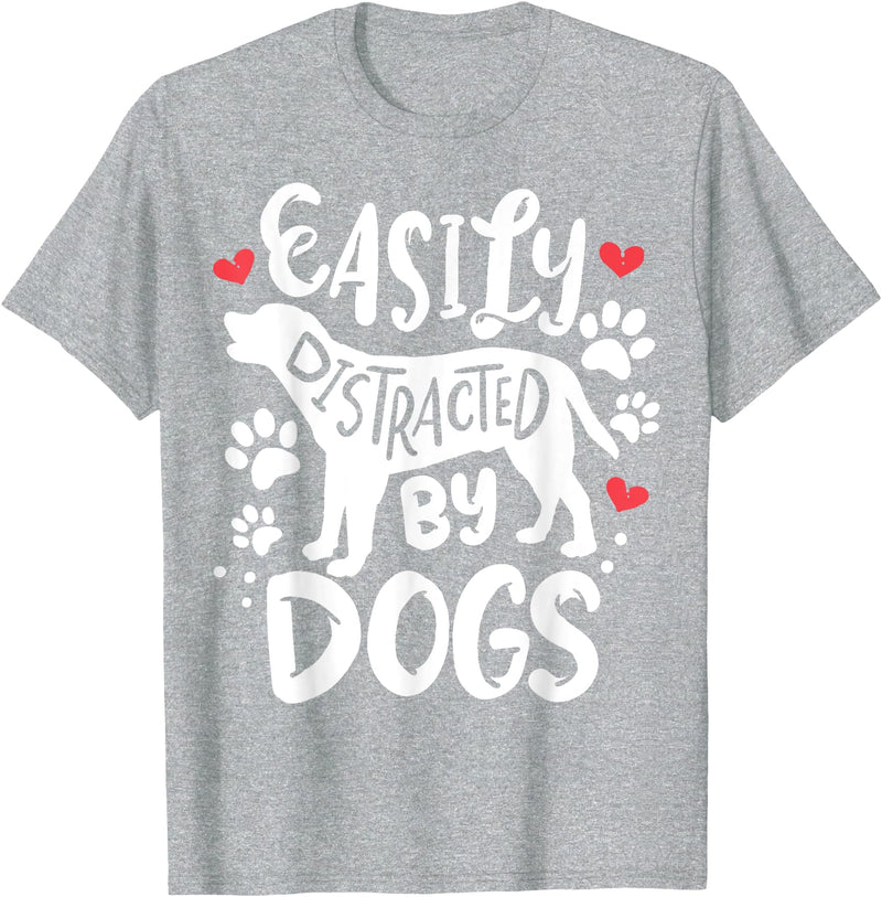 DogDogWoof Dog T-Shirt - Heather Grey