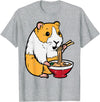 Guinea Pig Shirts For Men Women Kids Gift Guinea Pig Ramen Kawaii Cavy Anime Japanese Men Kids Women T-Shirt - Heather Grey