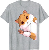 Hamster Children Girls Boys T-Shirt - Heather Grey