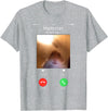 dank Meme Hamster Staring Front Camera Hamster Calling T-Shirt - Heather Grey