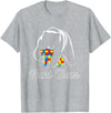 Autism Awareness Nani Bear Puzzle Support Autistic Adults T-Shirt - Heather Grey