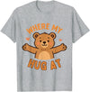 Where My Hug At Co. Where My Hug at Bear Hug Graphic T-Shirt - Heather Grey