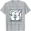 Sleep Rabbit, Official Sleepshirt, Nightshirt & Sleeping T-Shirt in Heather Grey