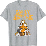 Guinea Pig Shirts For Men Women Kids Gift Easily Distracted by Guinea Pigs Funny Cavy Men Women Kids T-Shirt - Heather Grey