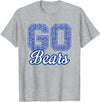 Pleasant Valley Bears Official High School Gear Pleasant Valley Bears GO! School Pride T-Shirt - Heather Grey