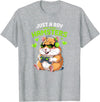 Boys Hamster T-Shirt - Heather Grey
