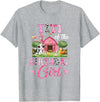 Cow First Birthday Girl Family Titi Of The Birthday Girl 1St Birthday Cow Farm Family T-Shirt - Heather Grey