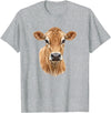 Dairy Jersey Cow Jersey Cow T-Shirt - Heather Grey