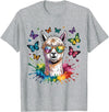 Funny Llama Lover Graphics Cute Llama with Sunglasses Animal Art Graphic Funny Alpaca T-Shirt - Heather Grey