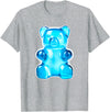 Urban Empyre Blue Gummy Bear Candy T-Shirt - Heather Grey