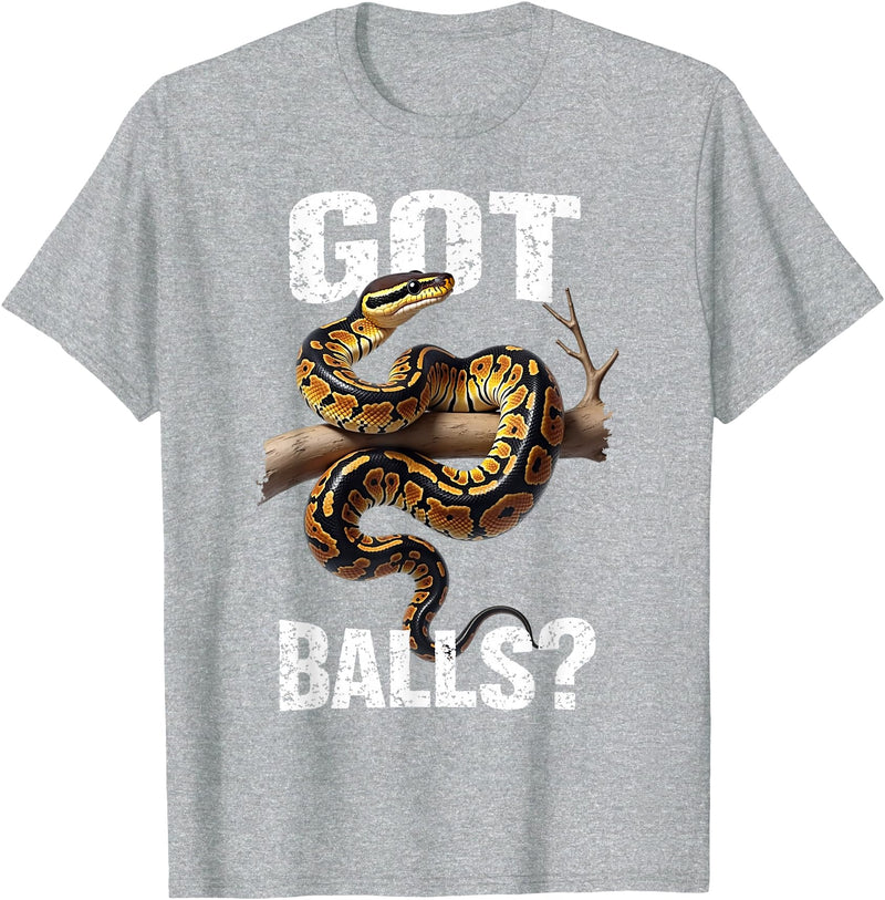 Royal Ball Python Supplies Snake Owner Herpetology Funny Ball Python Lover Balls Reptile Keeper Snake Owners T-Shirt -