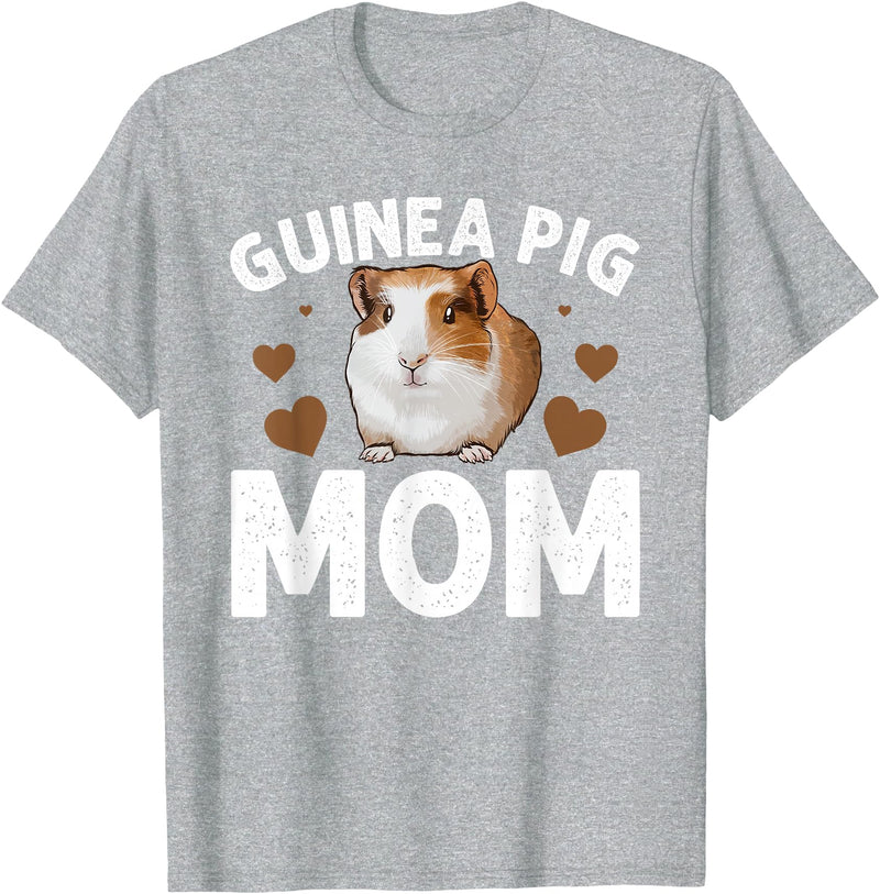 Guinea Pig Gift Guinea Pig Accessories & Stuff Cute Guinea Pig Art for Women Girl Adult Guinea Pig Lovers T-Shirt - Heather Grey