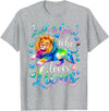 Funny Lion Lover Lion Animal Just a Girl Who Loves Lions T-Shirt - Heather Grey