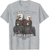Jackie and Shadow Bald Eagle Family Tee Jackie and Shadow Sunny and Gizmo Big Bear Lake 2025 T-Shirt - Heather Grey