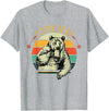 Poppa Bear Funny Father's Day shirt Mens Vintage Poppa Bear Shirt Funny Fathers Day T-Shirt - Heather Grey