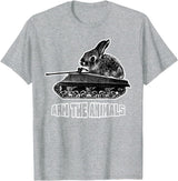 Cute Rabbit Lover Bunny Graphic Tank Top in Heather Grey