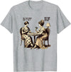 Funny Humor Card Game Wit Retro Vibe Do You Have Any Fucks Go Fish Humor T-Shirt - Heather Grey
