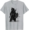 Amazing T shirt Viking Bear T-Shirt Polar Bear T-Shirt T-Shirt - Heather Grey