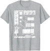 Vintage Fairy Tale Shirts The 3 Bears Vintage Goldilocks Retro Fairy Tale T-Shirt - Heather Grey