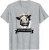 Not Today Heifer Funny Cattle Apparel Not Today, Heifer Funny Holstein Cow T-Shirt - Heather Grey