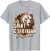 Happy Catholics St Corbinian German Saints German Catholic Bear T-Shirt - Heather Grey