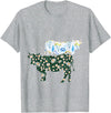 Vintage Animals Designs Vintage Cow T-Shirt - Heather Grey