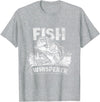 Fish T-Shirts Aquarium Animal Tank Tops Fish Whisperer T-Shirt - Heather Grey