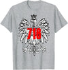 Polish Pride Buffalo Dyngus Day Shirt Polish Falcon Eagle 716 Buffalo NY New York T-Shirt - Heather Grey
