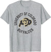 Elite Authentics Colorado Buffaloes Unisex-Adults & Kids T-Shirt, White, Small, Short Sleeve, Regular Fit, Classic, Logo,