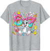 67 Six Seven Meme 6 7 Cute Rabbit Bunny Easter Day Girl Kids T-Shirt in Heather Grey