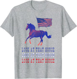 Look At That Horse T-Shirt - Heather Grey