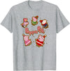 Peppa Pig Christmas Gingerbread Cookies T-Shirt - Heather Grey