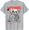 Prototype Robot Teddy Bear Funny T-Shirt - Heather Grey