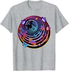 Down the Rabbit Hole - Alice in Wonderland Design T-Shirt in Heather Grey